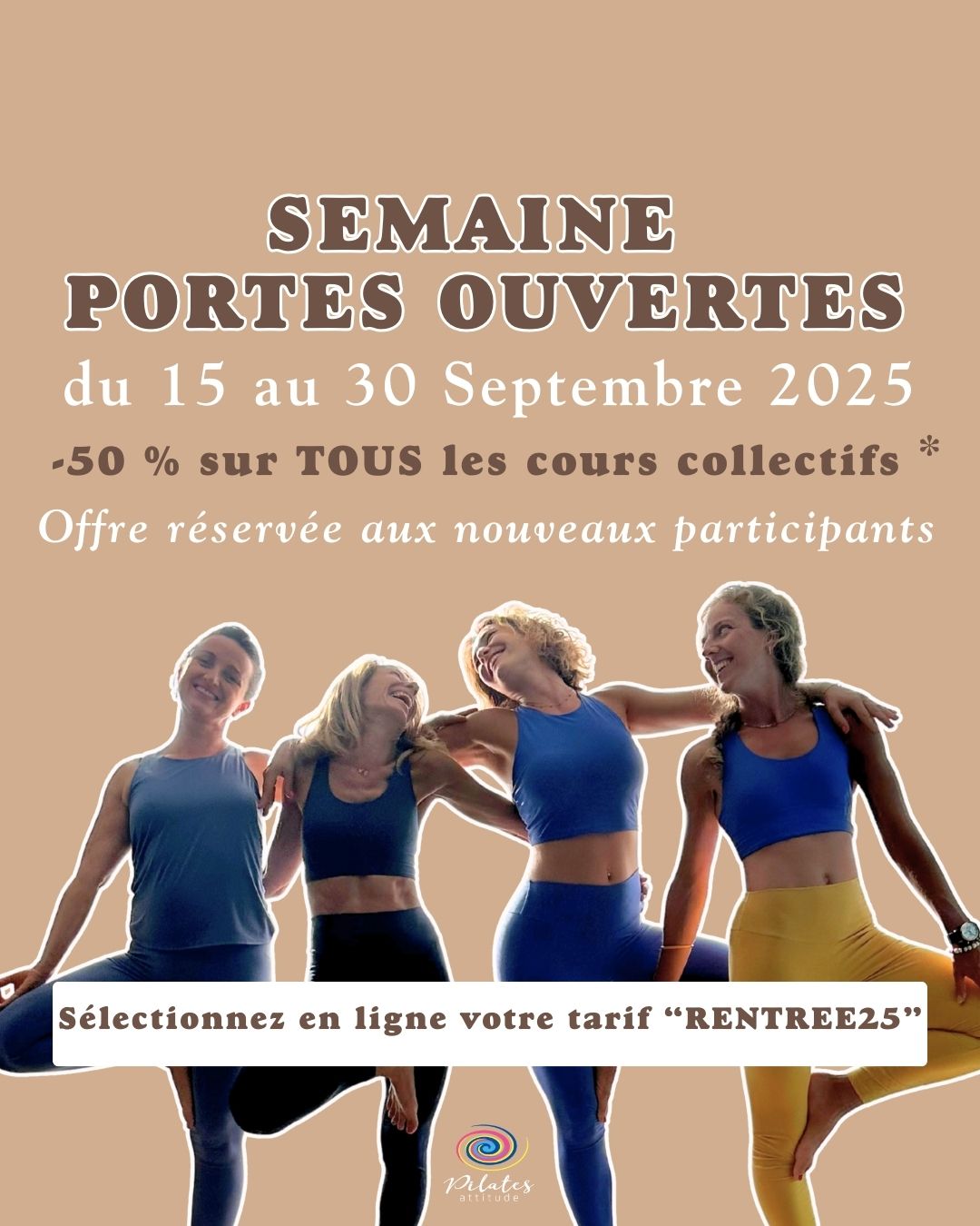 Portes ouvertes Pilates Attitude Le Cannet, Cannes, Vallauris, Mougins